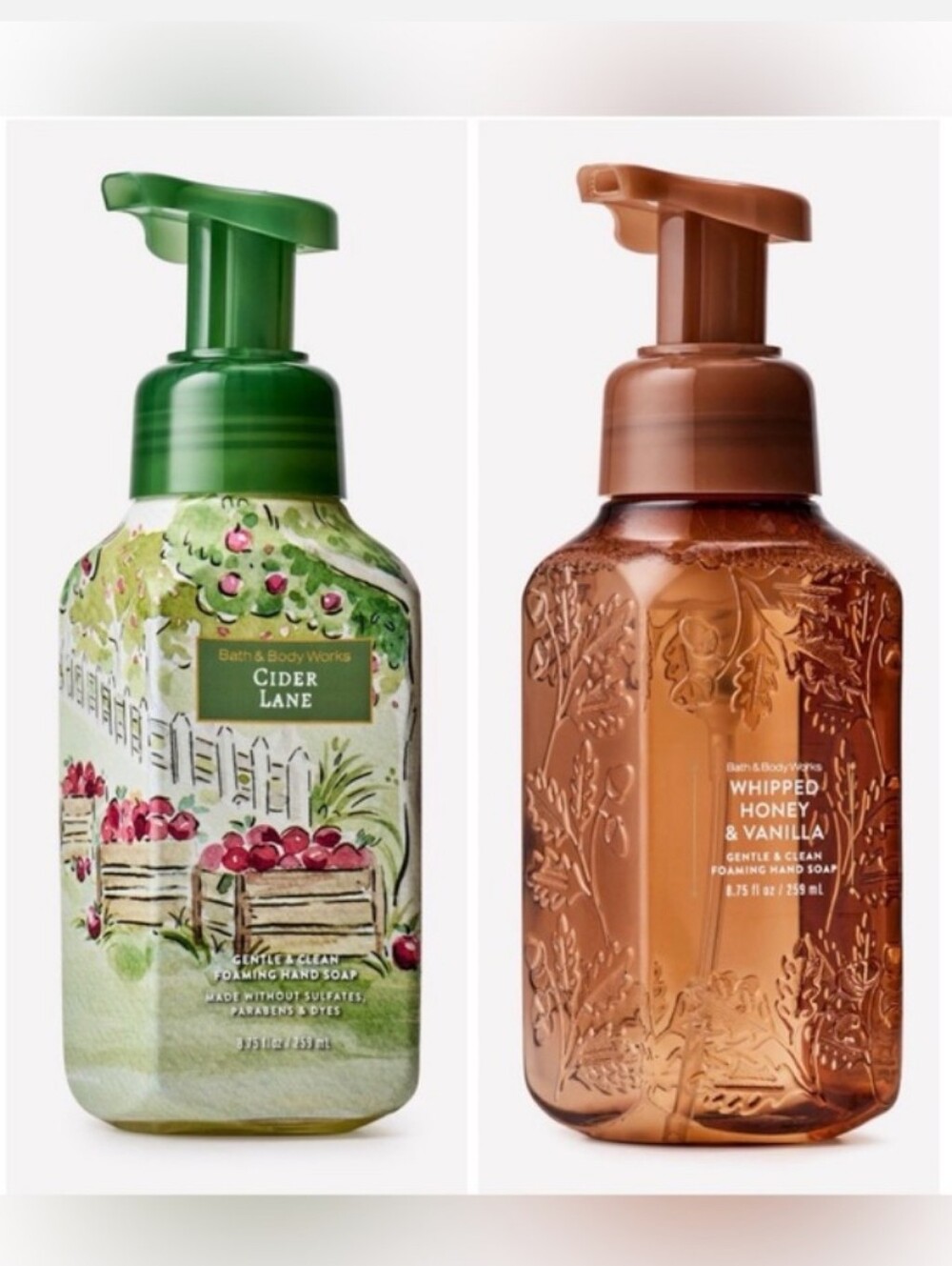 Bath & Body Works-2pc Foaming Hand Soap Duo-💚🤎